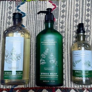 Bath and body works stress relief bundle